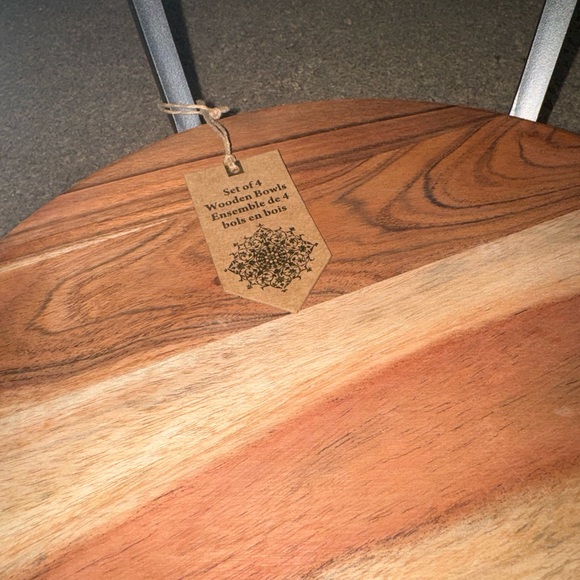 BNWT, wooden two tiered shelf decor - Picture 3 of 7